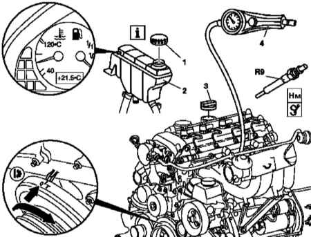 4.1 Проверка компрессионного давления Mercedes-Benz W463