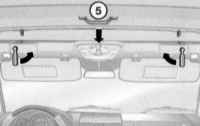 2.3.4 Переключатели и органы управления, расположенные на рулевой колонке и рулевом колесе Mercedes-Benz W463