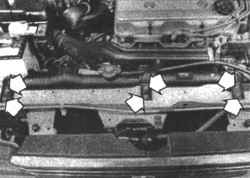5.5 Радиатор - снятие и установка Mitsubishi Colt
