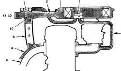 8.4 Система регулировки температуры поступающего воздуха (модели с карбюраторным двигателем) Mitsubishi Colt