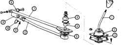 9.3 Механизм управления механической коробкой передач - снятие, установка и регулировка