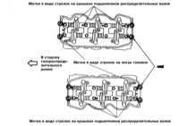 4.1.18 Снятие и установка распределительных валов и толкателей привода   клапанов Mitsubishi Galant