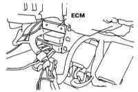8.6 Замена модуля управления (ЕСМ/PCM) Mitsubishi Galant