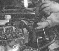 4.1.16 Снятие и установка крышки привода ГРМ и газораспределительного   ремня Mitsubishi Galant