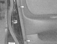 13.17 Снятие и установка панелей внутренней обивки дверей Mitsubishi Galant