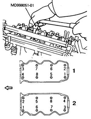 3.4.24.1 Головка цилиндров Mitsubishi Pajero