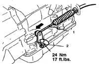 9.3.2.2 Регулировка переключателя Mitsubishi Pajero