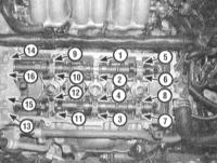 4.2.8 Снятие и установка распределительных валов и толкателей клапанов Nissan Maxima QX
