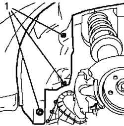 Крепление внутренней обшивки колесной арки