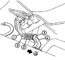 2.3.14 Проверка клапана ограничения давления в контуре задних тормозов Opel Astra A