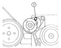 7.4.4 Снятие и установка натяжителя приводного ремня генератора Opel Astra