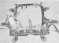 12.4 Снятие и установка переднего подрамника Opel Astra