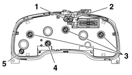 14.10 Снятие и установка комбинации приборов Opel Astra