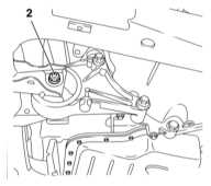 4.4.15 Проверка состояния и замена опор подвески силового агрегата Opel Astra