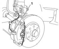 11.5 Замена колодок дисковых тормозных механизмов передних колес Opel Astra