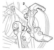 11.10 Снятие, восстановительный ремонт и установка суппортов дисковых   тормозных механизмов передних колес Opel Astra