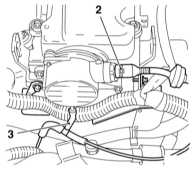 11.17 Снятие и установка вакуумного насоса сервопривода тормозного усилителя   (дизельные модели) Opel Astra