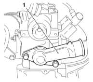 5.3.3 Снятие, установка и проверка исправности функционирования термостата Opel Astra