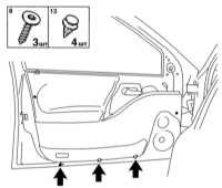 13.47 Снятие и установка панелей внутренней отделки салона Opel Astra