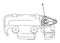 13.20 Снятие и установка цилиндров замков передних дверей Opel Astra