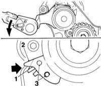 4.4.4 Снятие и установка ремня привода ГРМ Opel Corsa