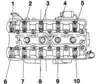 4.5.4 Снятие и установка распределительных валов Opel Corsa