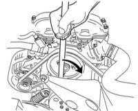 5.3.7 Снятие и установка водяного насоса Opel Corsa