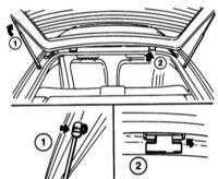 13.28 Снятие и установка двери задка (модели Corsa и Tigra) Opel Corsa