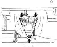 13.30 Снятие, установка, разборка и сборка наружной ручки и цилиндра замка двери задка (модель Corsa) Opel Corsa