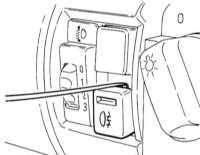 14.24 Снятие и установка выключателей задней туманной фары (противотуманной фары) и обогрева сидений Opel Corsa