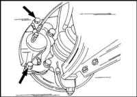 9.1.2 Снятие и установка ступицы переднего колеса Opel Frontera