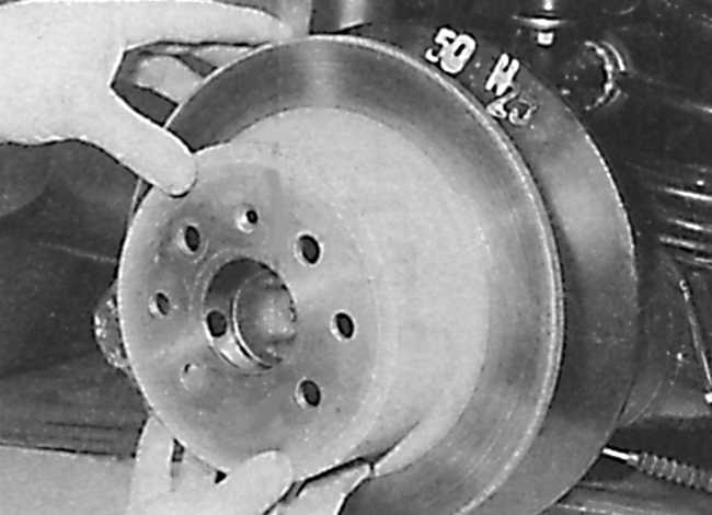 Opel Vectra A | Задний тормозной диск ...