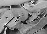 17.18 Узел продольных рычагов задней подвески (модели с двигателями   SOHC) Opel Vectra A