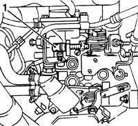 5.2.8 Проверка и регулировка максимальных оборотов Opel Vectra B