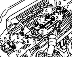 3.1.2.9 Крышка головки блока цилиндров Peugeot 405