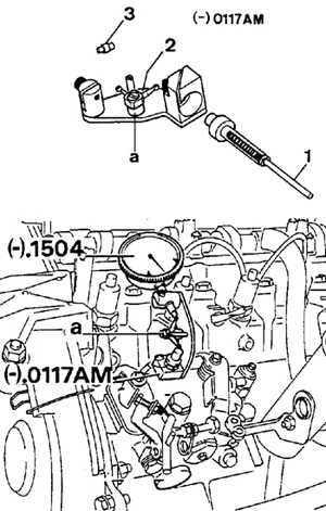 3.2.5 Установка топливного насоса высокого давления Roto  Diesel Peugeot 405