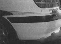 12.7 Задний бампер Peugeot 406