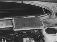 2.1.2.4 Замена фильтра тонкой очистки воздуха в системе вентиляции Peugeot 406