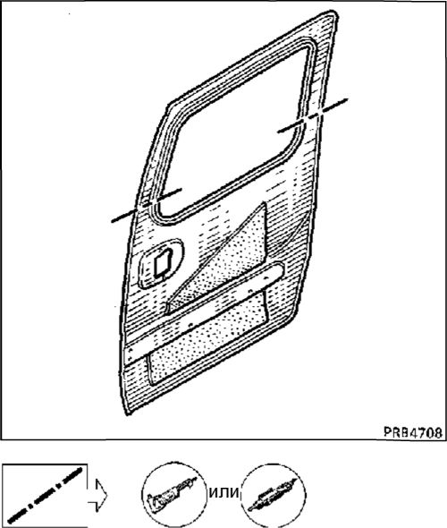 5.  Панель боковой двери Renault Kangoo