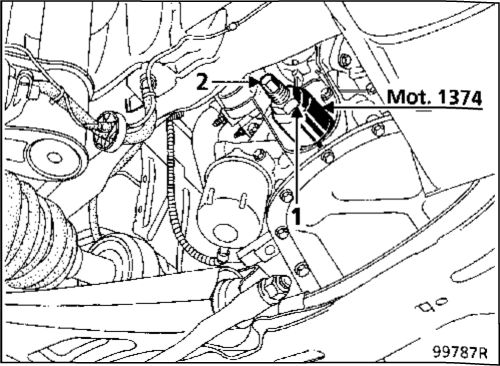 9.  Передний сальник коленчатого вала Renault Kangoo