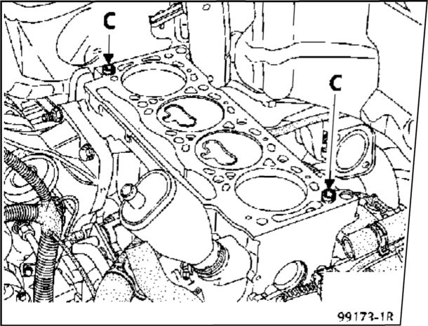 3.  Прокладка головки блока цилиндров - Двигатель F8Q Renault Kangoo
