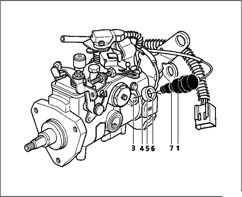 4.  Электромагнитный клапан опережения впрыска Renault Kangoo