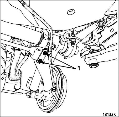 7.  Стабилизатор, задний мост с трубчатой балкой Renault Kangoo