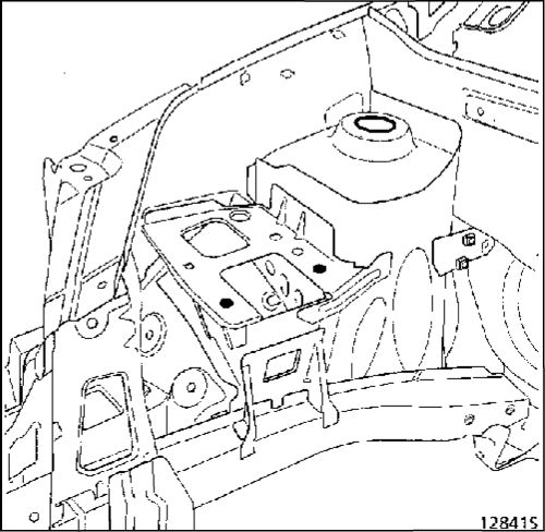 12.  Стапель для ремонта кузова Renault Kangoo