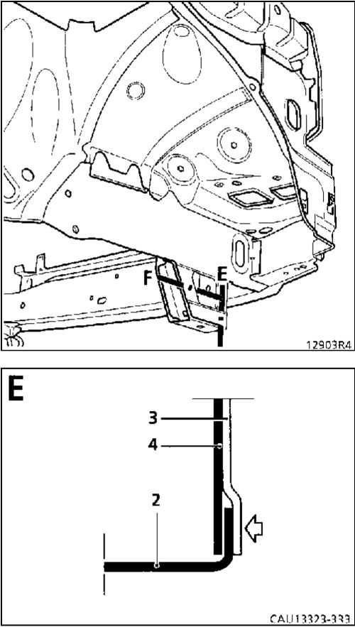 7.  Передний кронштейн крепления подрамника Renault Kangoo