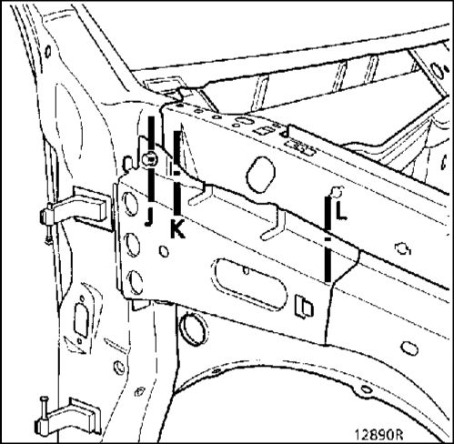 4.  Усилитель переднего брызговика Renault Kangoo