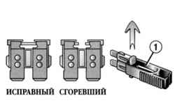 Проверка биения распределительного вала с помощью стрелочного индикатора