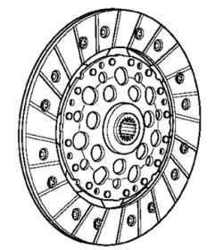 Ведомый диск сцепления