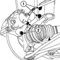 4.8 Снятие и установка пружины и амортизаторная стойка передней подвески