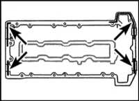 4.8 Снятие, осмотр и установка распредвала (распредвалов) и гидравлических   толкателей клапанов Saab 9000